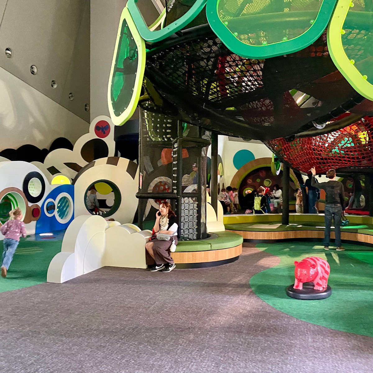 Pauline Gandel Children's Gallery at Melbourne Museum showing play structures