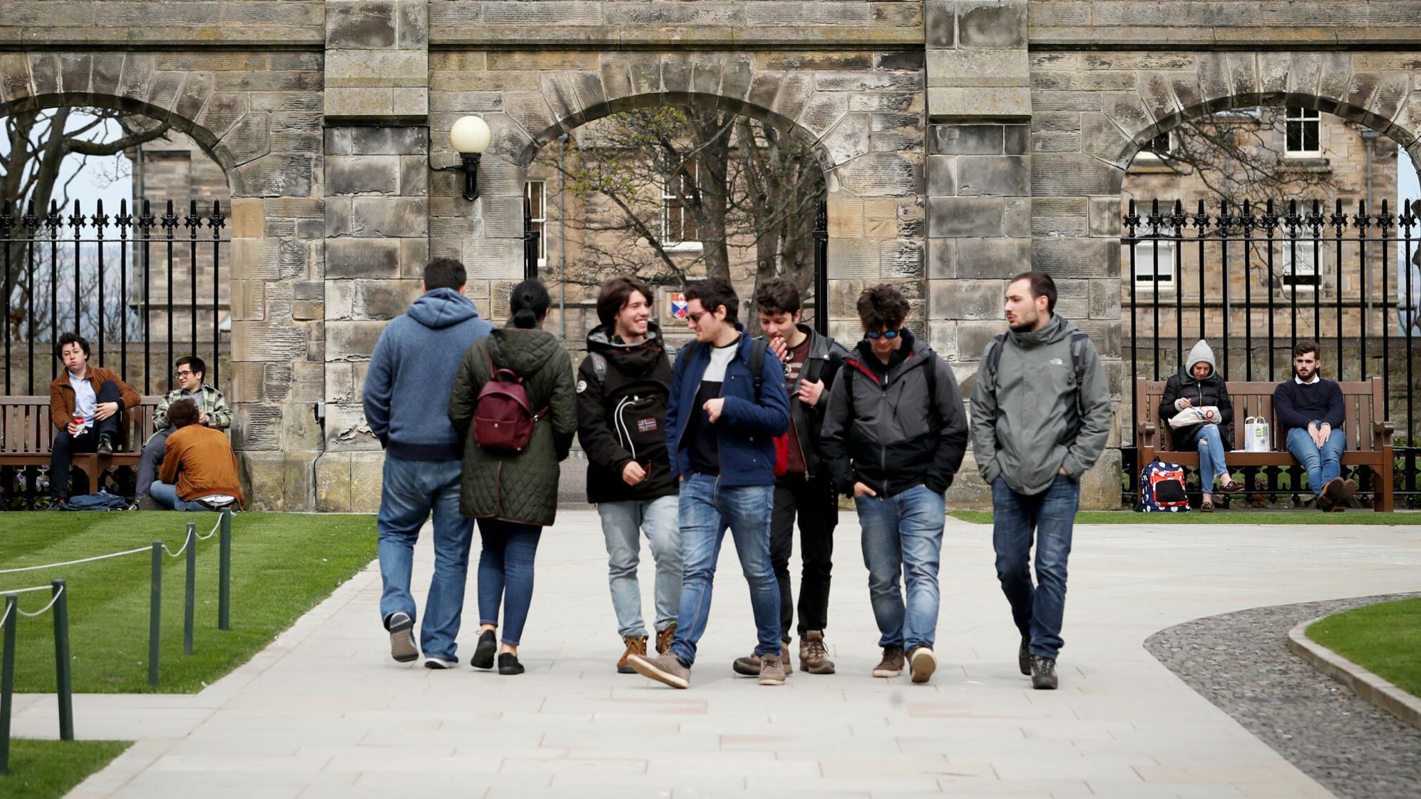 Students on Campus