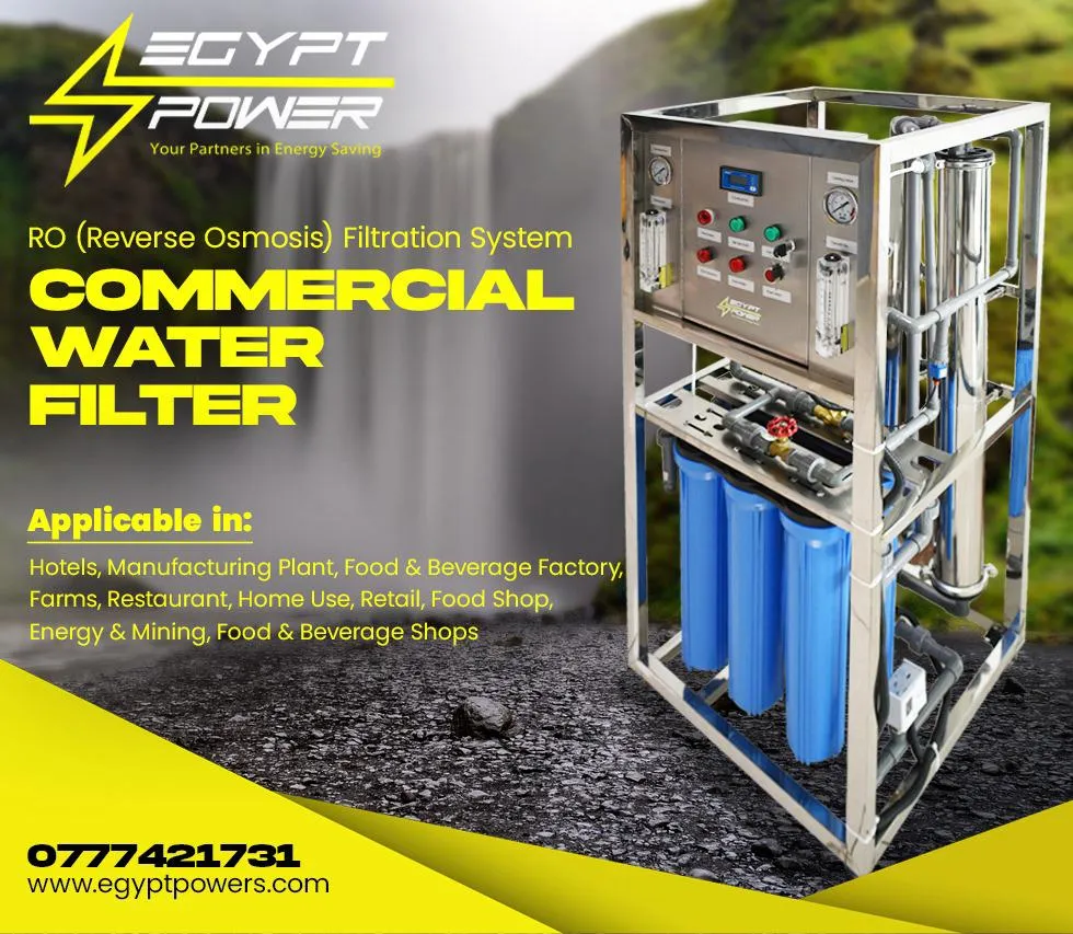 Commercial Industrial Water Filter - Dr. Pure Egypt