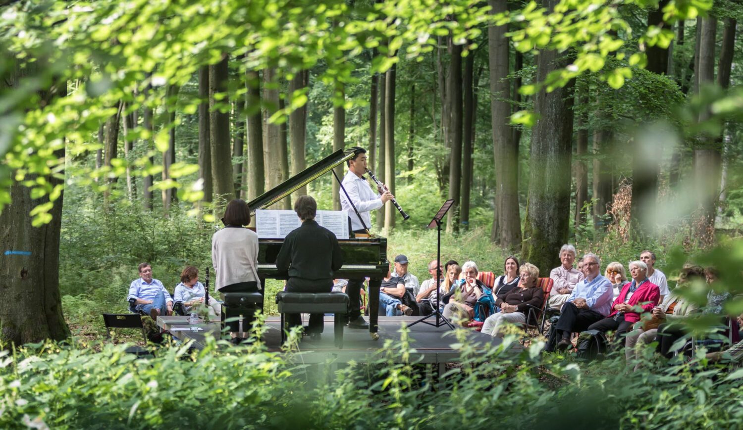 Familie in der Natur in Nordhessen