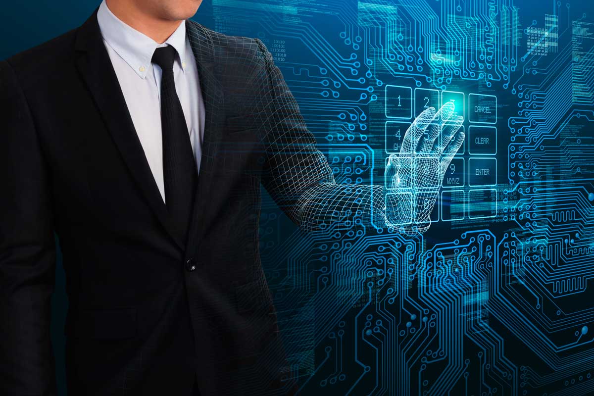 Siber güvenlik tehdit istihbaratı için dijital arka plan