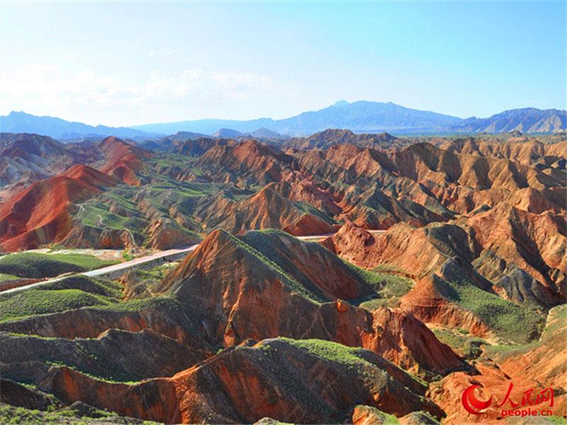 Zhangye Colorful Danxia Landform
