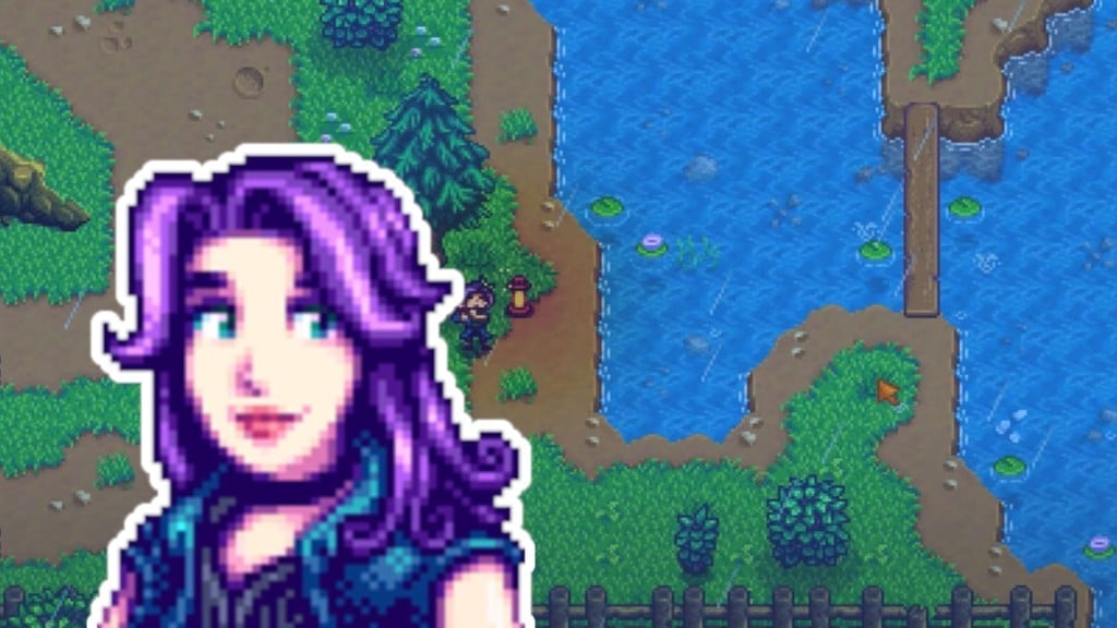 Emily from Stardew Valley meditating