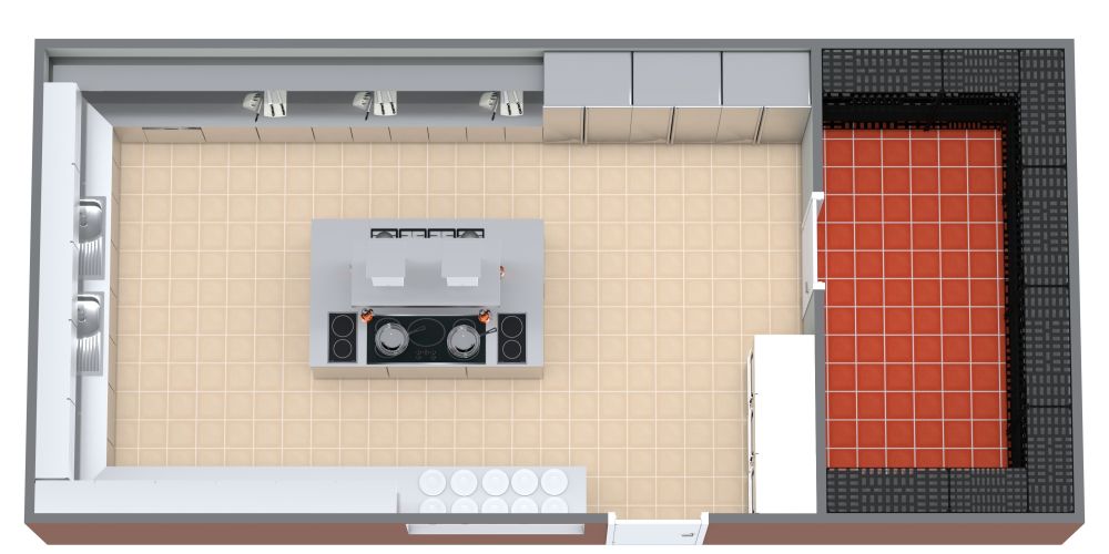 Commercial Kitchen Floor Plan