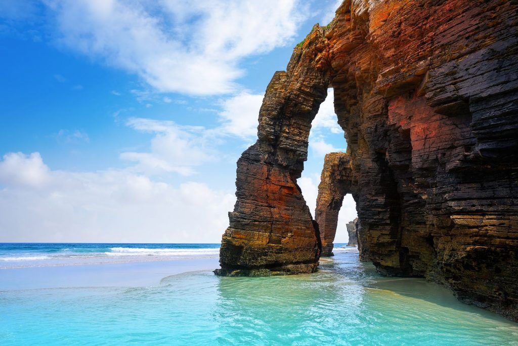 Playa de las Catedrales Rock Arches