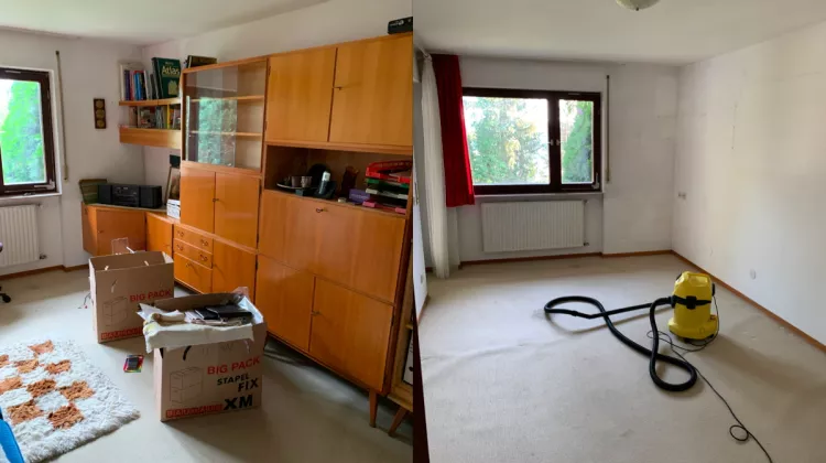 Wohnungsauflösung Wien vorher nachher