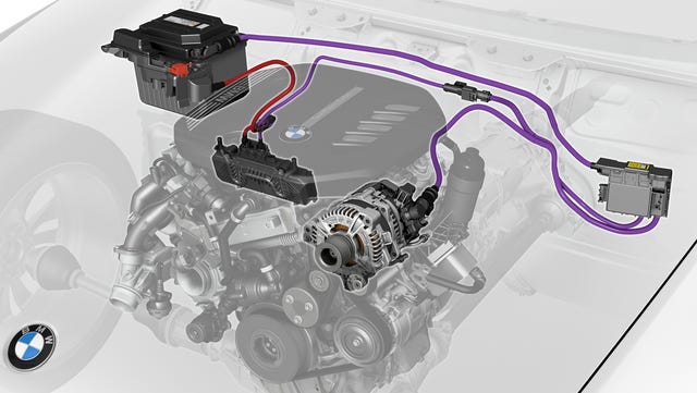 BMW 48V Mild Hybrid Engine System
