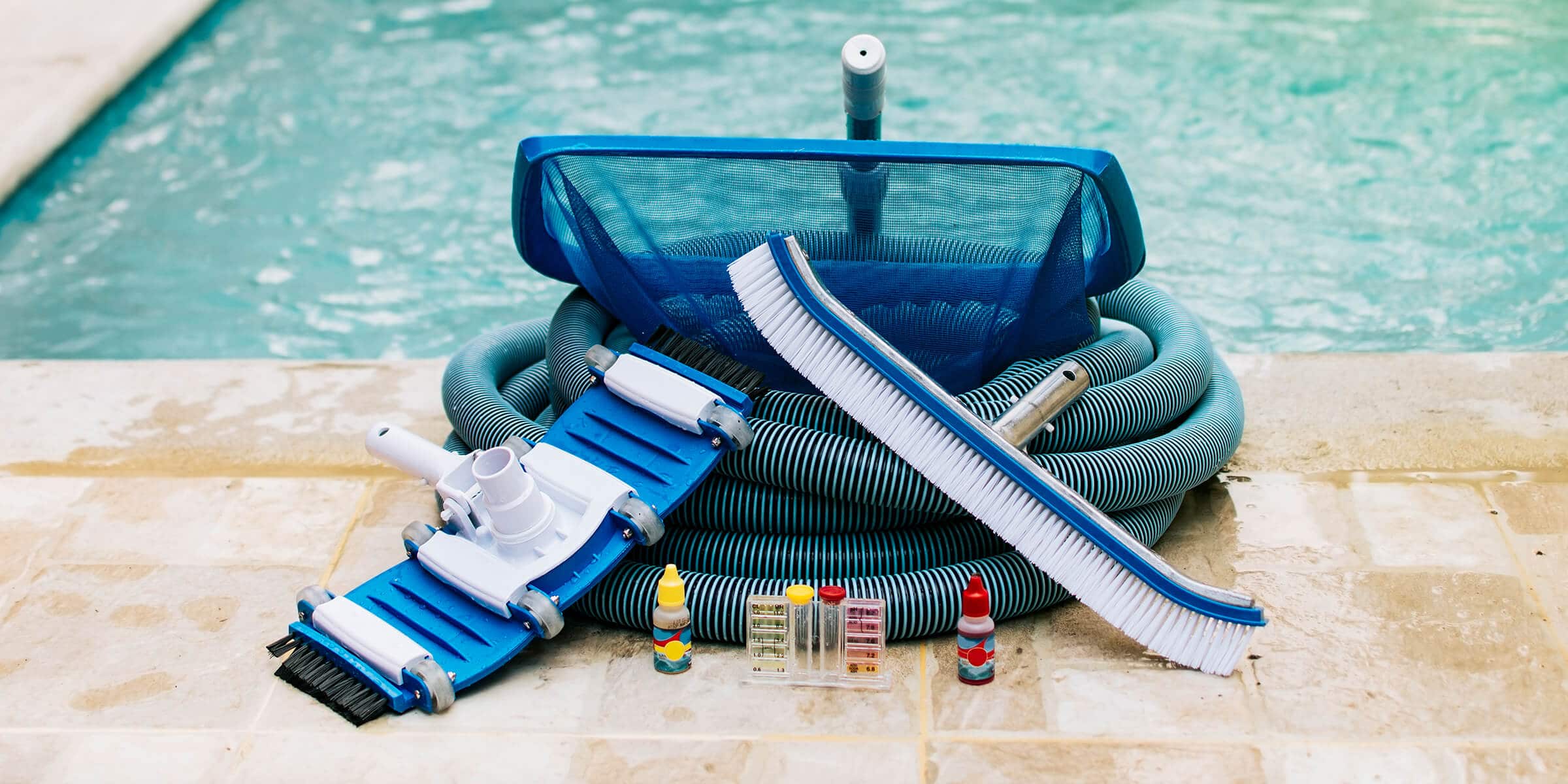 Equipamentos profissionais de manutenção de piscina em Fortaleza