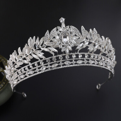 Rhinestone Queen Tiara Crown Pageant