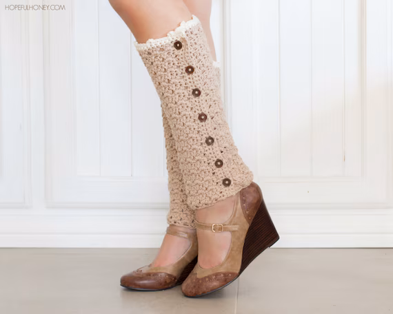 CROCHET PATTERN - Vintage French Leg Warmers - Etsy UK