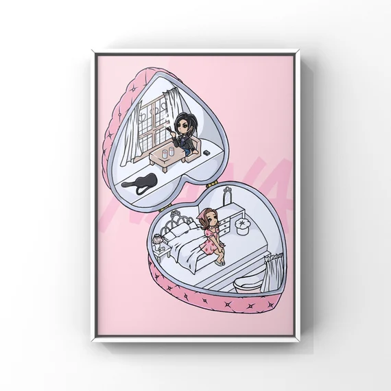 Apartment 707 Pink Heart
