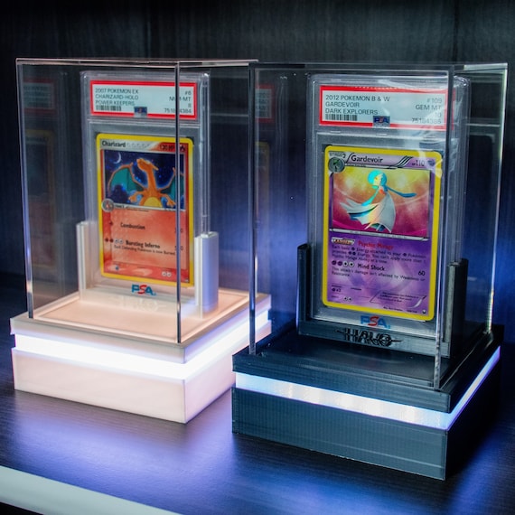 Graded Card Display Case | Stand Fits Collectible PSA, BGS, CGC, and  Standard Top-loaders Cards | Features App & Remote Controlled Leds. - Etsy