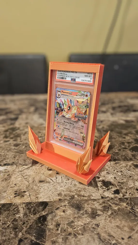 Crystal Base Card Display Stand – for PSA Graded Pokémon, Sports Cards -  Etsy