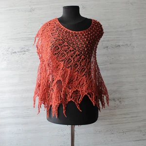 Terracotta Bridal Shawl - Etsy
