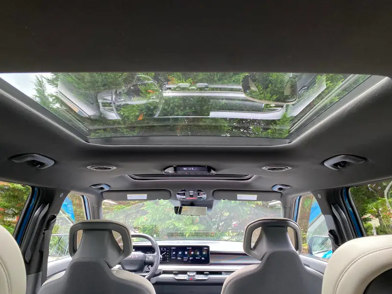 Kia EV9 Panoramic Roof Interior