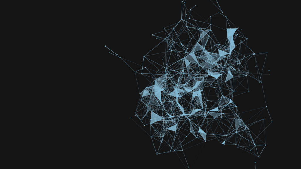 Abstract representation of a neural network