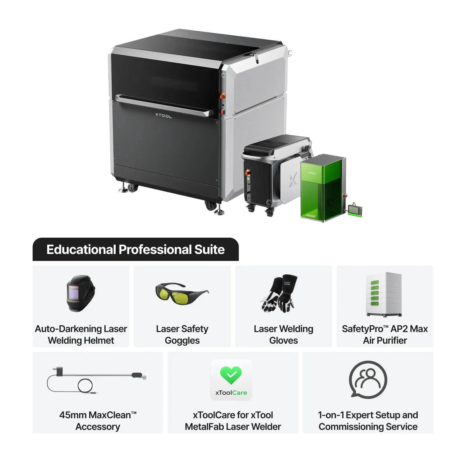 xTool MetalFab educational professional suite accessories