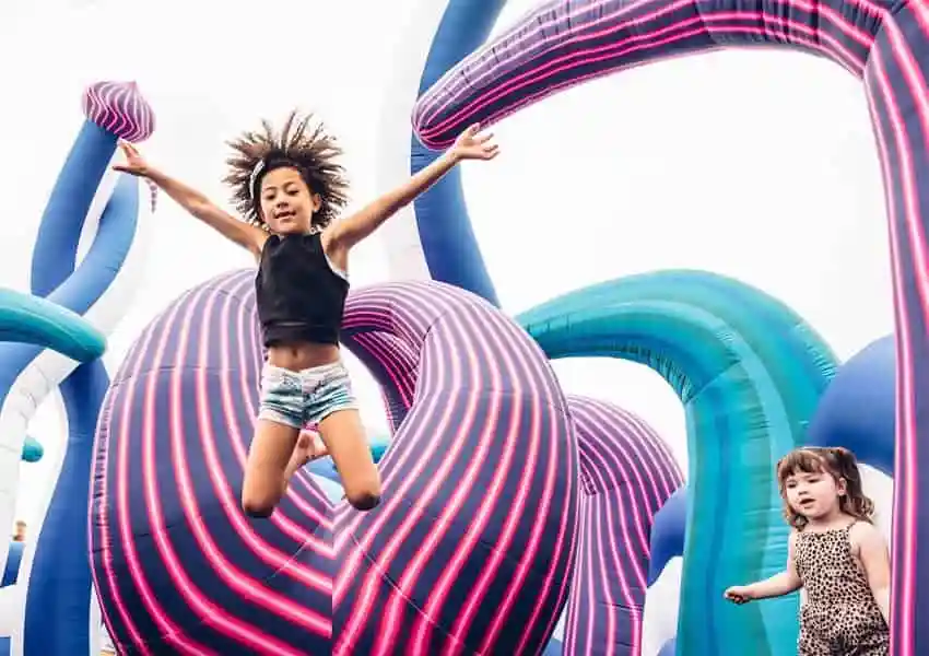 Children enjoying interactive exhibits at Scienceworks