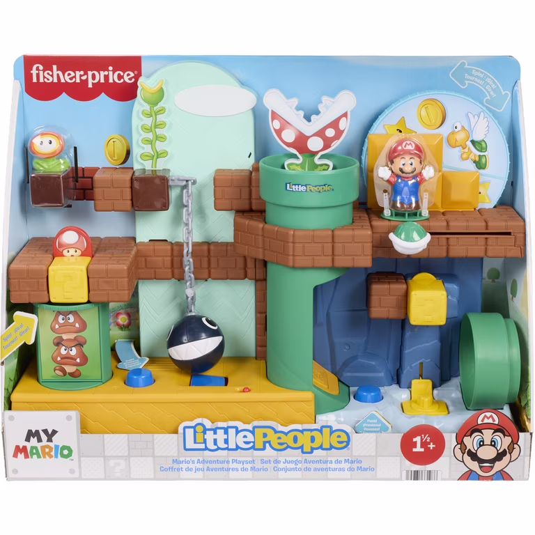 Mattel Fisher-Price Little People My Mario Adventure Playset