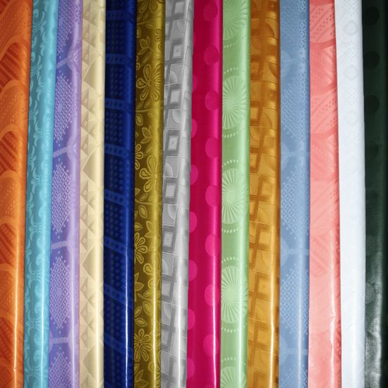 Bazin Brocart multicolore