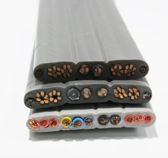 Flat Elevator Travelling Cable with Multiple Cores Cross-Section