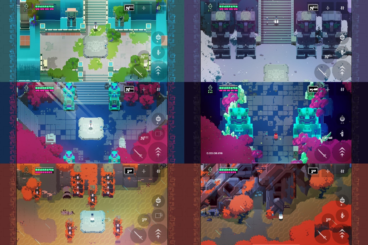 像素艺术风格的游戏场景