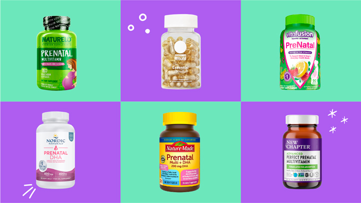 Essential prenatal vitamins recommended for pregnant women