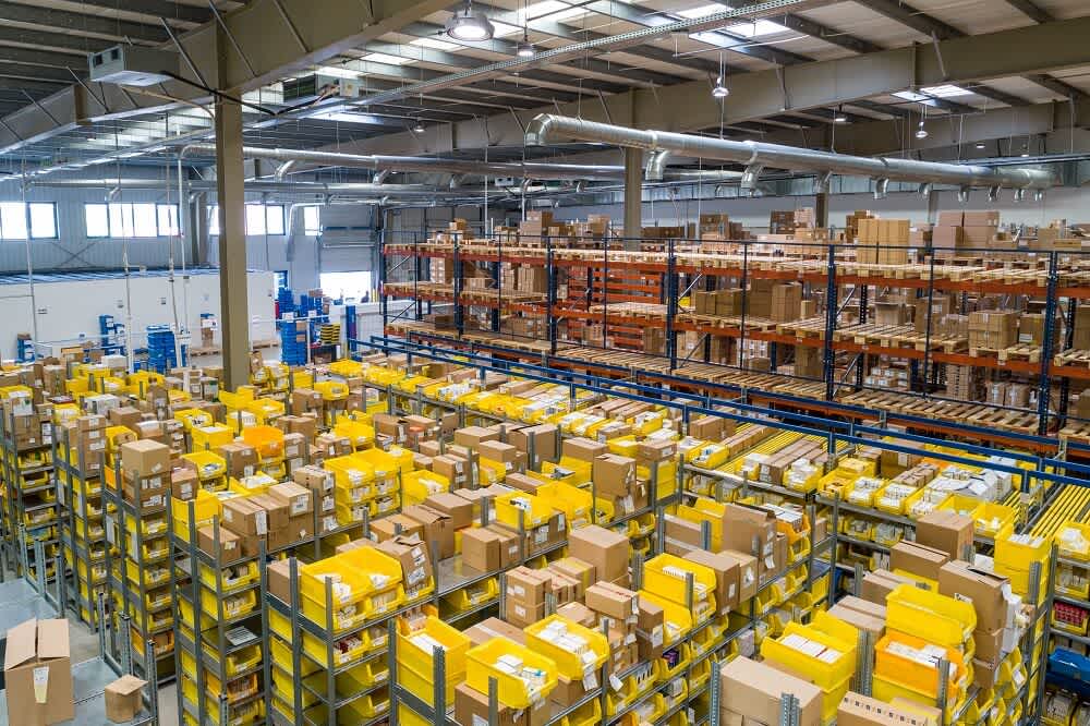 Professional e-commerce warehouse