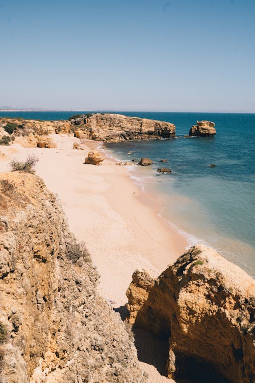 Praia da Rocha Golden Cliffs and Azure Water