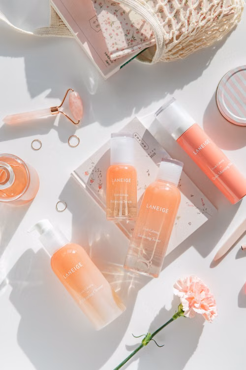 Skincare Flatlay