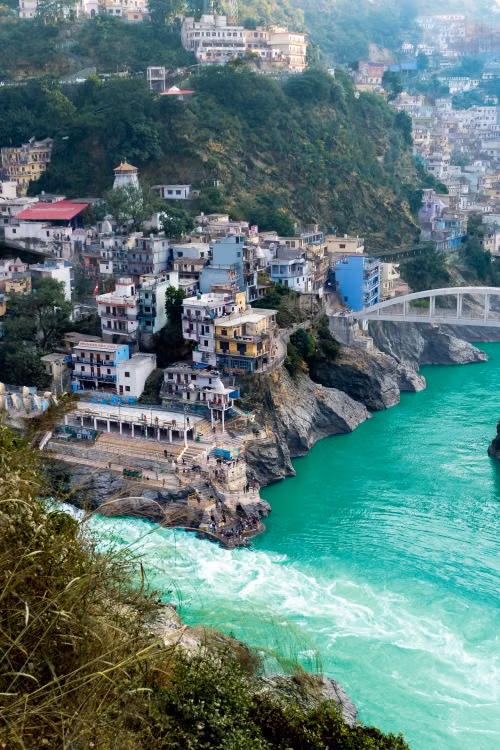 Devprayag scenic confluence view