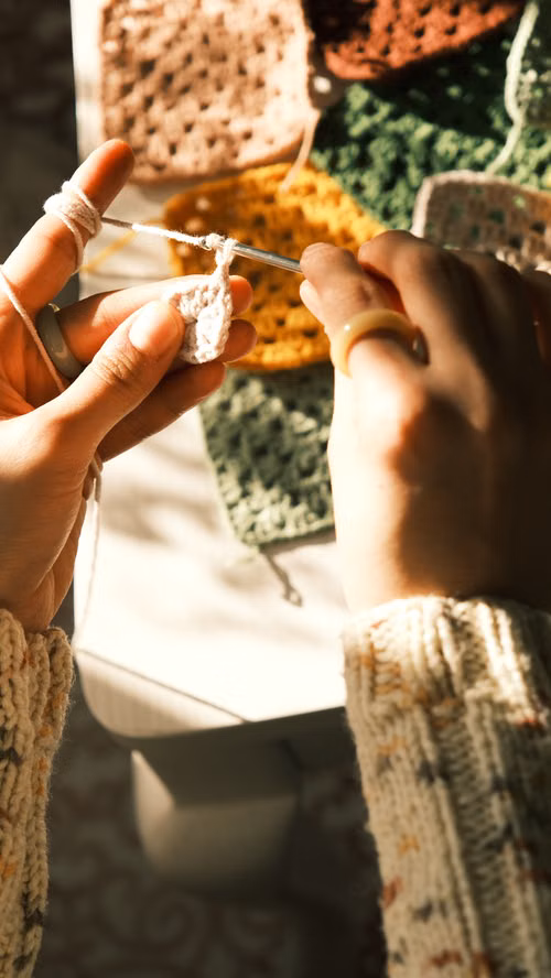 Crocheted Scarf Photos.
