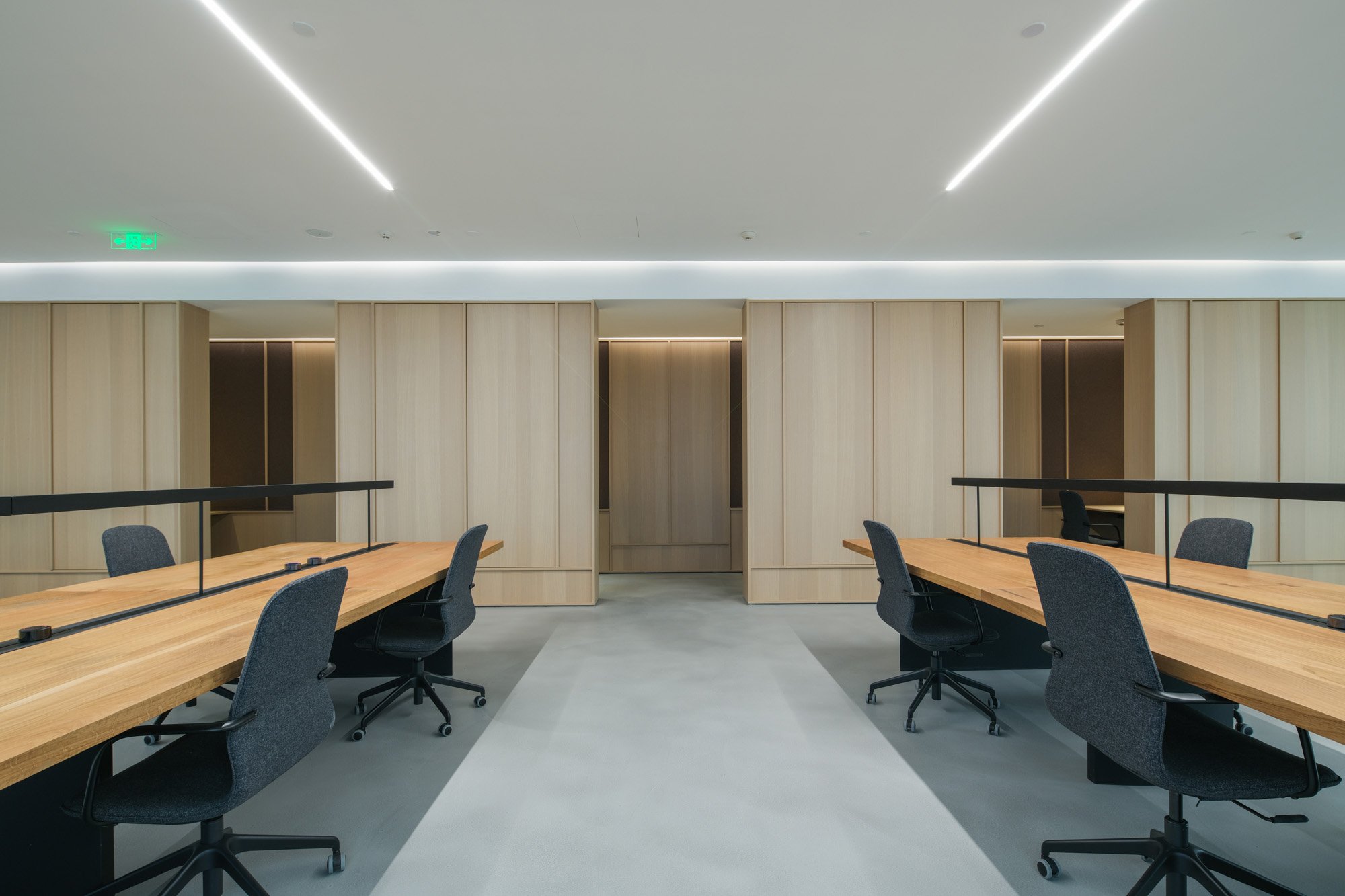 Minimalist financial office background