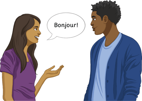 التحيات بالفرنسية