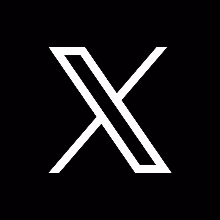 Twitter X logo
