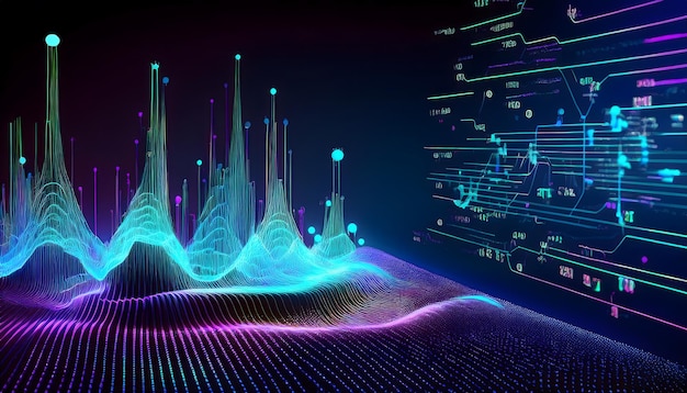 Abstract data flow visualization