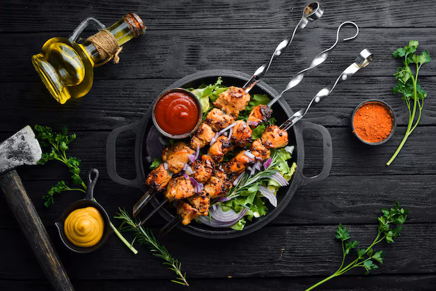 Brochettes de poulet