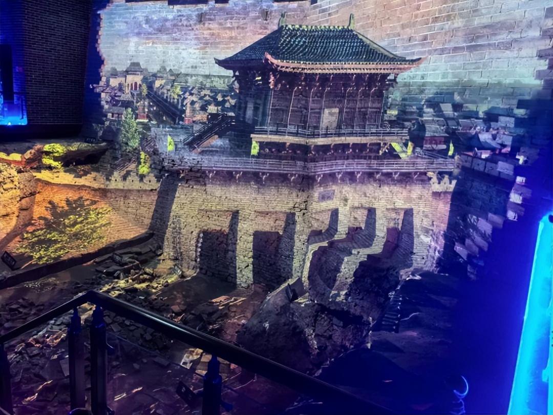 河南南阳传统建筑与现代教育元素融合的背景图片