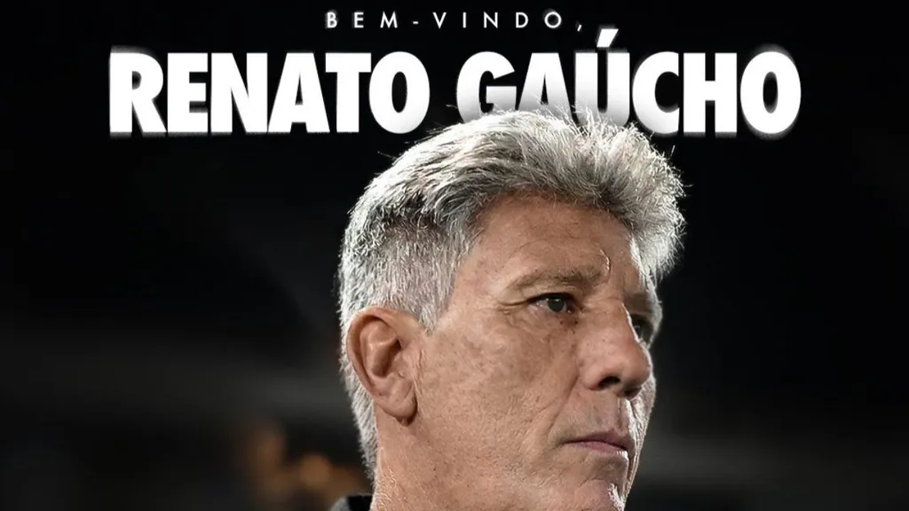 Renato Gaúcho apresentado como técnico do Vasco da Gama 2025