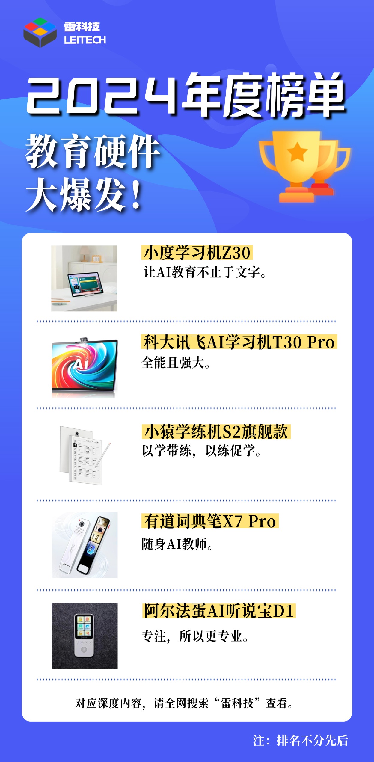 AI教育硬件产品展示