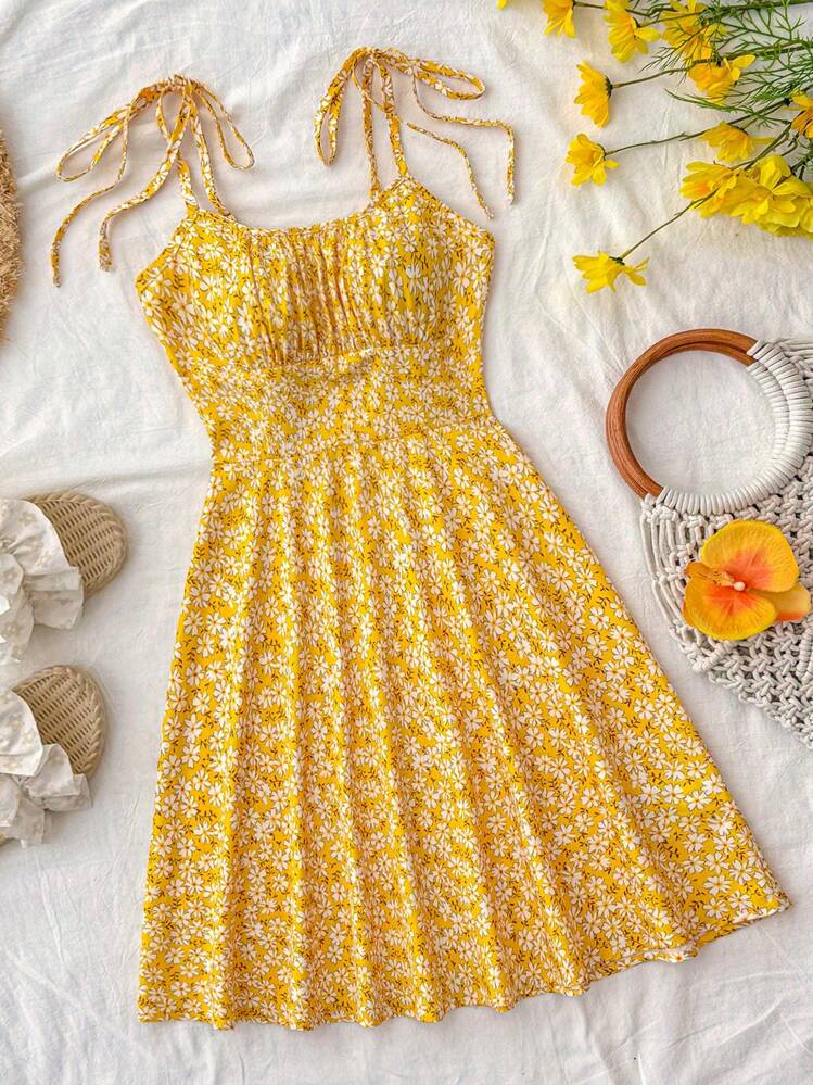 SHEIN Floral Print Summer Sundress