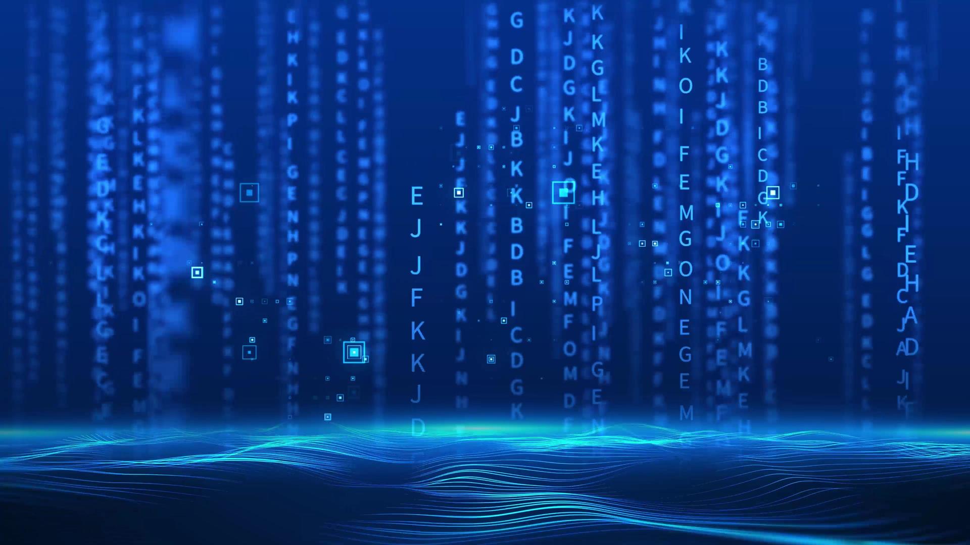 抽象代码数据流背景图