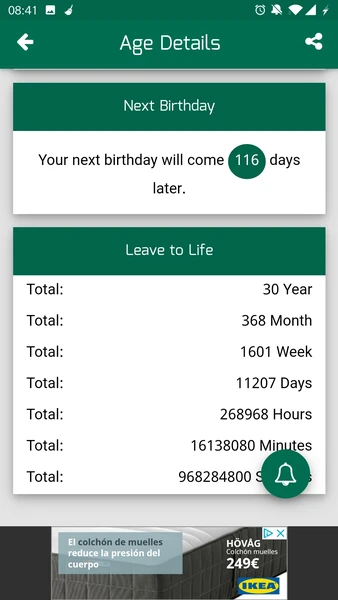 Age Calculator: Calculate Your Chronological Age for Android - Download the  APK from Uptodown