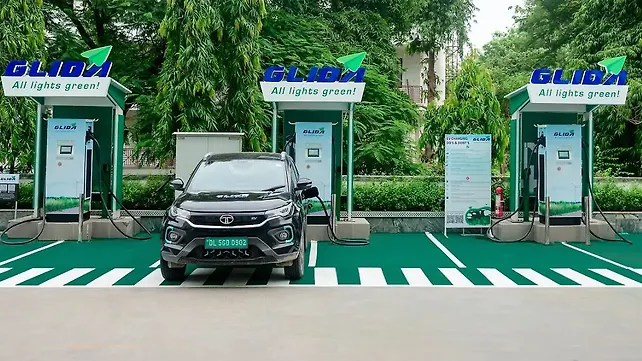 Tata EV at GLIDA Charging Station