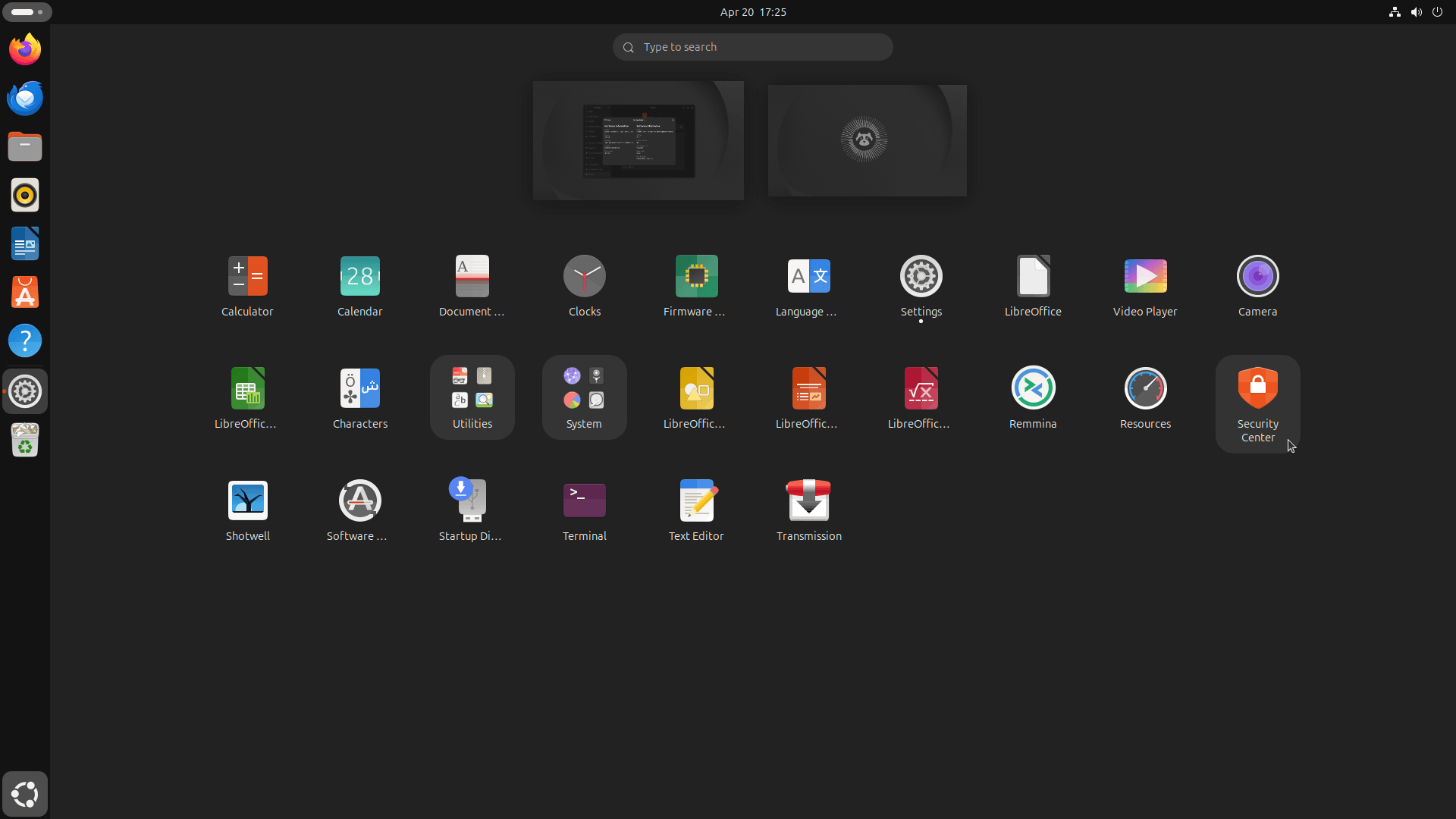 Interfaz GNOME 50 Ubuntu 26.04 aplicaciones