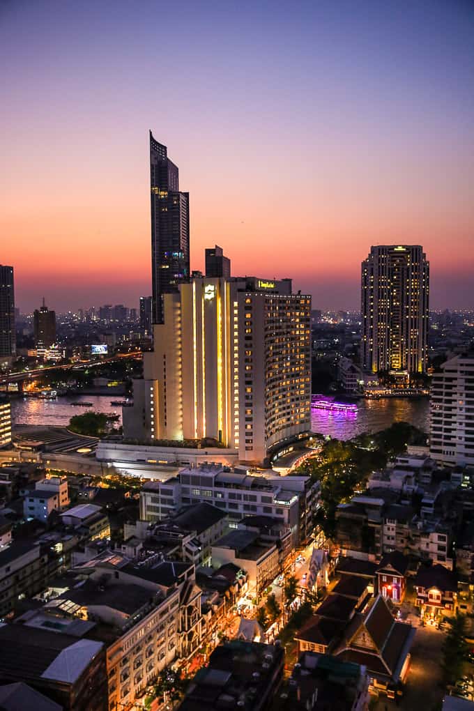 Bangkok city skyline