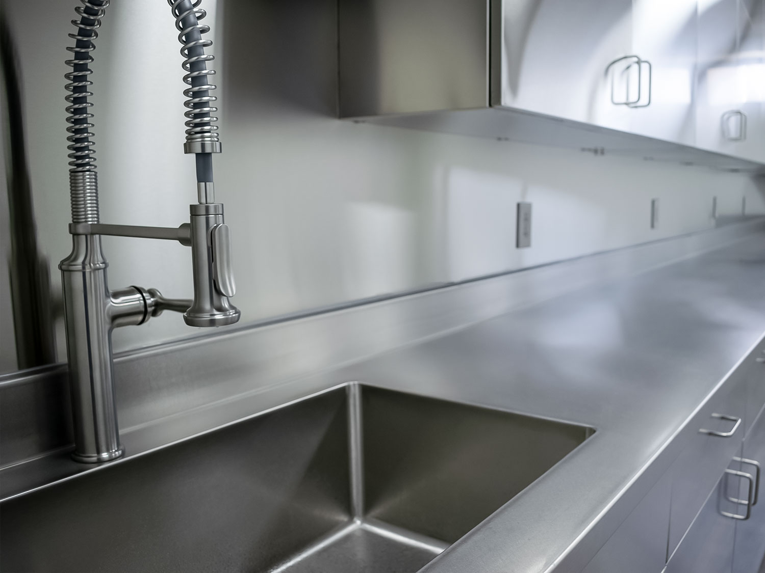 Kitchen Stainless - Counter & Sink Detail