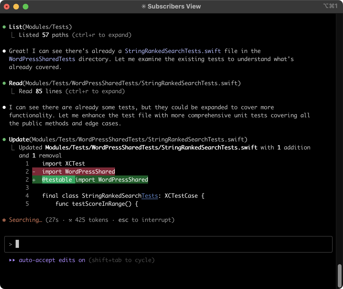 Claude Code IDE Interface