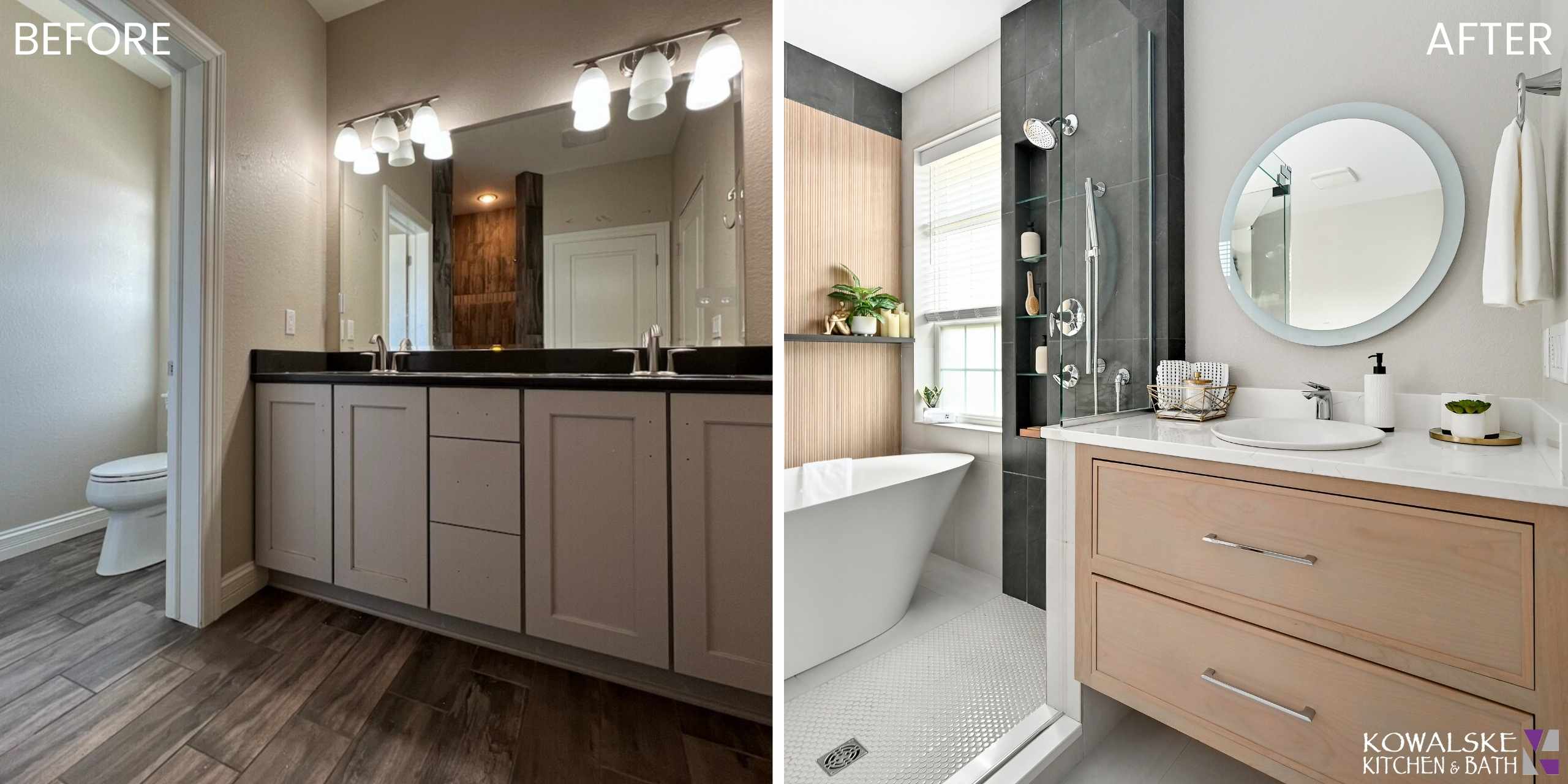 Bathroom Before After