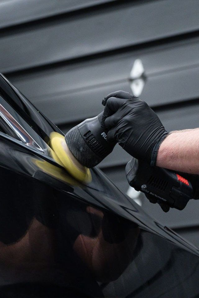 Paint correction on luxury vehicle